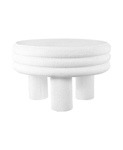 Jonathan Y Rashida Contemporary Minimalist Curvy Low Indoor/Outdoor Accent Table