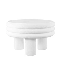 Jonathan Y Rashida Contemporary Minimalist Curvy Low Indoor/Outdoor Accent Table