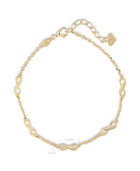 Devata Infinity Chain Bracelet in 14K Gold, 6.5 in adj to 7.5 in, approx. 2.8 grams