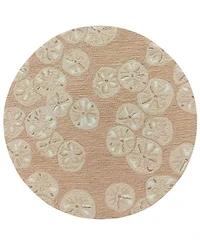 Liora Manne' Capri Sea Biscuit 3'x3' Round Area Rug