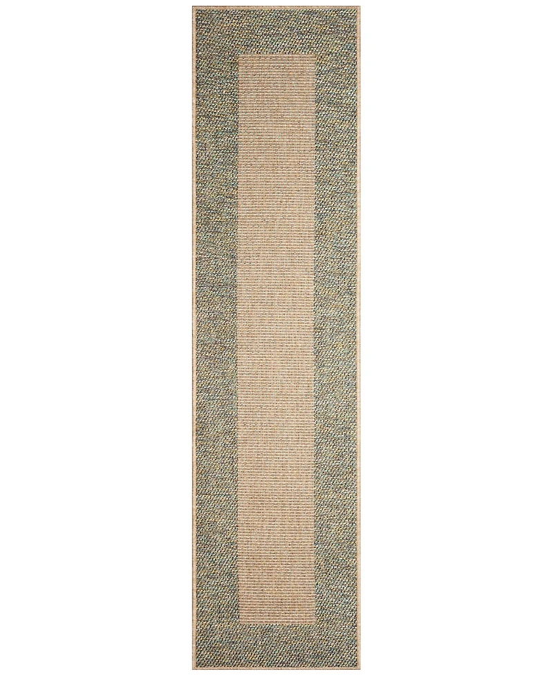 Liora Manne' Roma Border 1'11"x7'6" Runner Area Rug