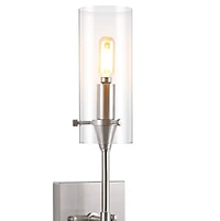 Jonathan Y Cato Bohemian Farmhouse Iron/Glass Led Vanity