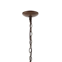 Jonathan Y Victoria Rustic Midcentury Iron Led Chandelier