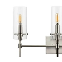 Jonathan Y Cato Bohemian Farmhouse Iron/Glass Led Vanity Light