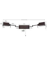 Jonathan Y Arlo Farmhouse Industrial Single Swing Arm Plug In Or Hardwired Iron Led Wall Sconce with Pull Chain