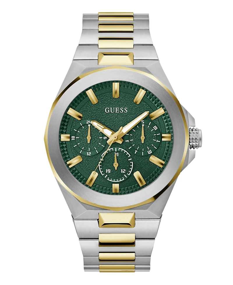 Guess Men's Multi-Function Two Tone Steel Watch 46mm