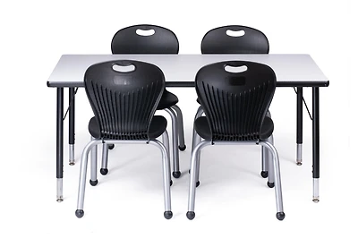 Bintiva Chair and Table Set for Schools - Table 24 x 48 inch (60 x 120cm