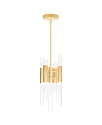 Cwi Lighting 16" Metal Orgue 9 Light Mini Pendant