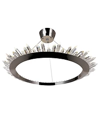 Cwi Lighting 4" Metal Arctic Queen Led Up Chandelier