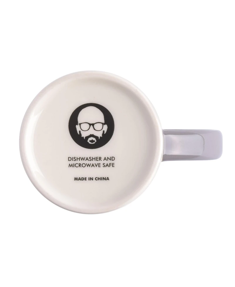 Babish Carving Fork and Whisk Latte Tattoo Mug, 15oz