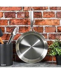 Babish 10 Inch Stainless Steel Triply Professional Grade Fry Pan