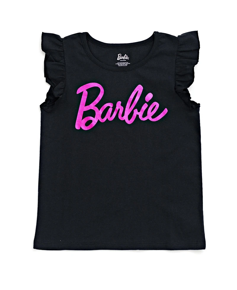 Barbie Little Girls 3 Pack T-Shirts