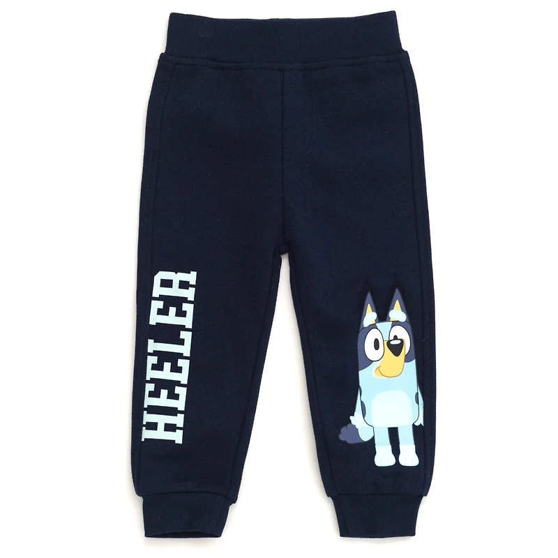 Bluey Boys Fleece Sweatshirt and Jogger Pants Outfit Set to