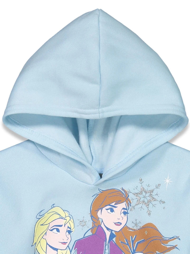 Frozen Girls Elsa Princess Anna Olaf Hoodie and Leggings Outfit Set