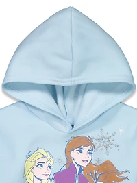 Frozen Girls Elsa Princess Anna Olaf Hoodie and Leggings Outfit Set