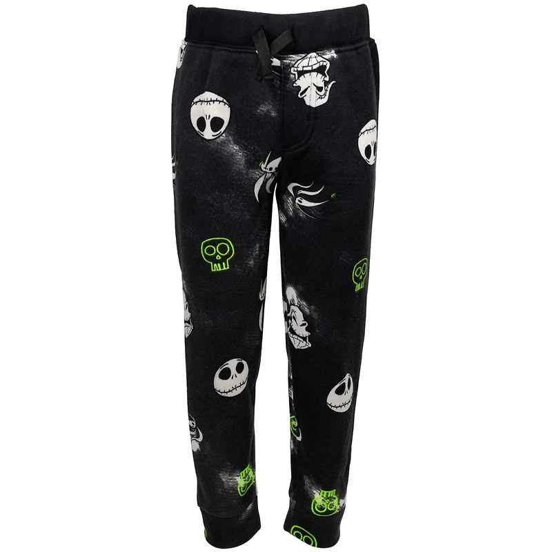 Nightmare Before Christmas Toddler Boys Jack Skellington Fleece Pullover Hoodie and Pants Outfit Set