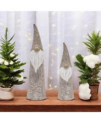 Slickblue Decorative Gnome Figurine Whimsical Home Decor Accent (Set of 2)