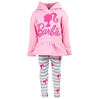 Barbie Girls Fleece Hoodie and Leggings Outfit Set
