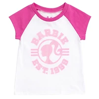 Barbie Little Girls T-Shirt and Leggings Outfit Set