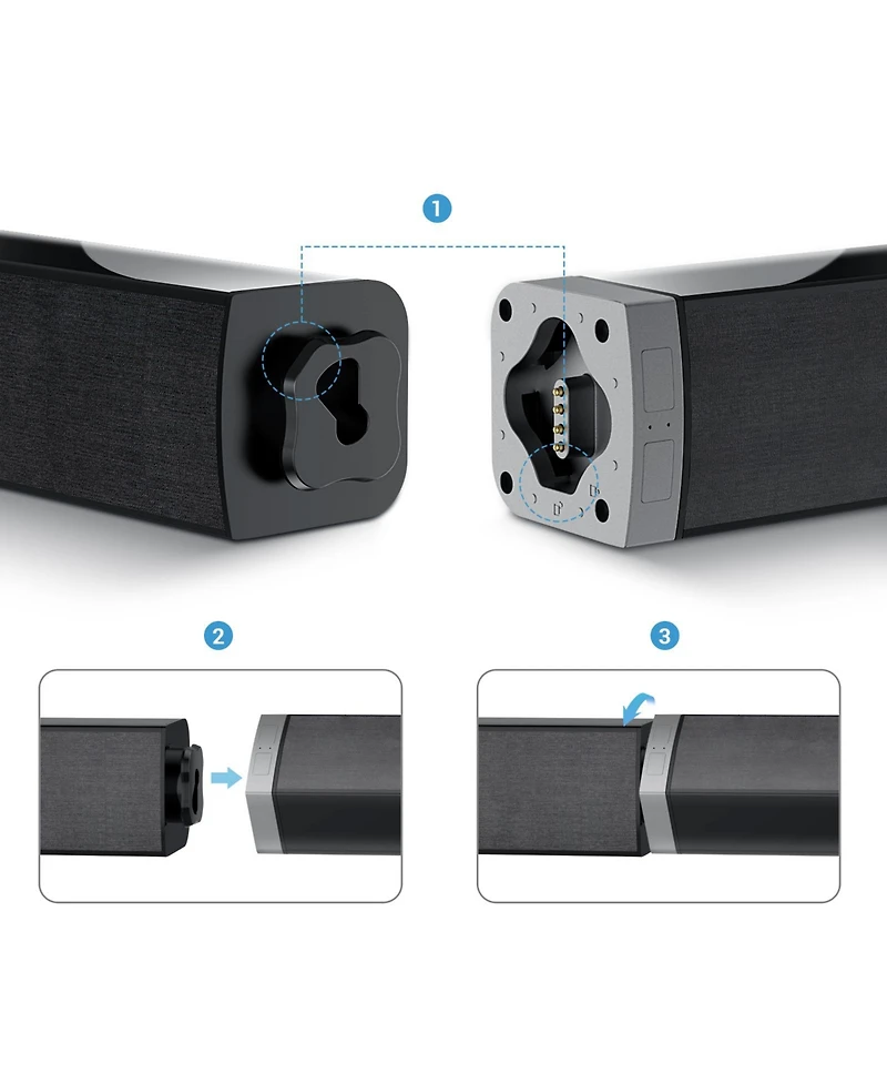Cowin Sound Bar for Tv Bluetooth Speakers with Arc/Optical/Aux Connection