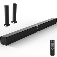 Cowin Sound Bar for Tv Bluetooth Speakers with Arc/Optical/Aux Connection