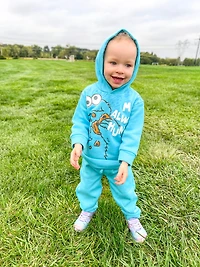 Sesame Street Baby Boys Fleece Pullover Hoodie and Pants Outfit Set