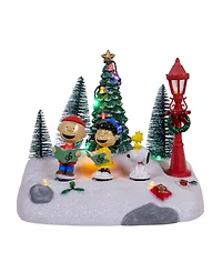 Kurt Adler Peanuts Battery-Operated Lighted Musical Carolers Table Piece