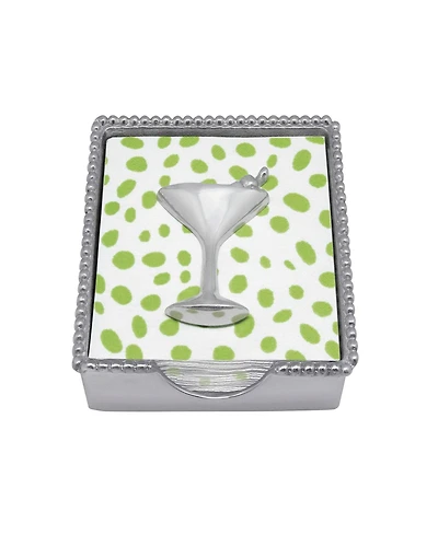 Mariposa Cocktail Beaded Napkin Box Set