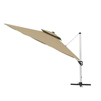 Casainc 11 Ft Square Double Top Patio Umbrella