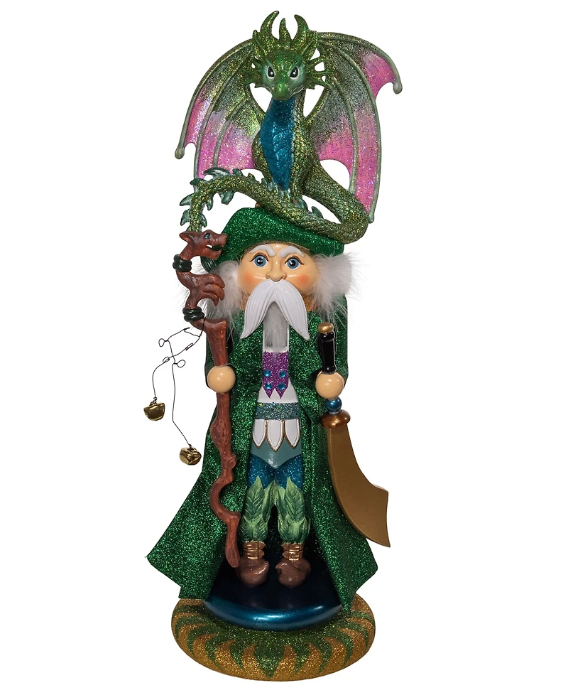 Kurt Adler 18-Inch Hollywood Wizard with Dragon Nutcracker
