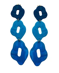 Swanky Designs Linked Dangle Earrings