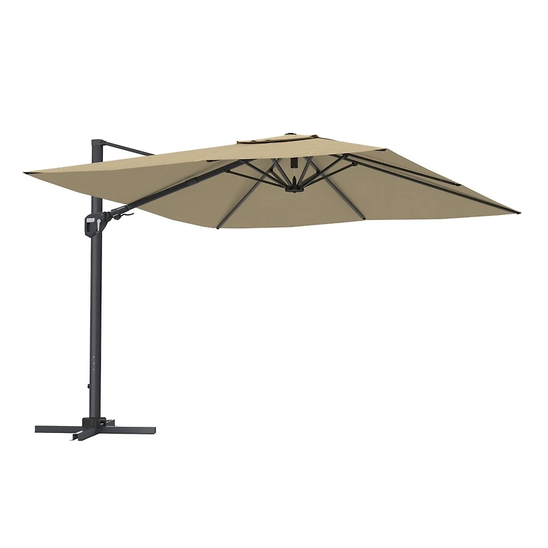 Casainc 11 Ft Square Cantilever Patio Umbrella