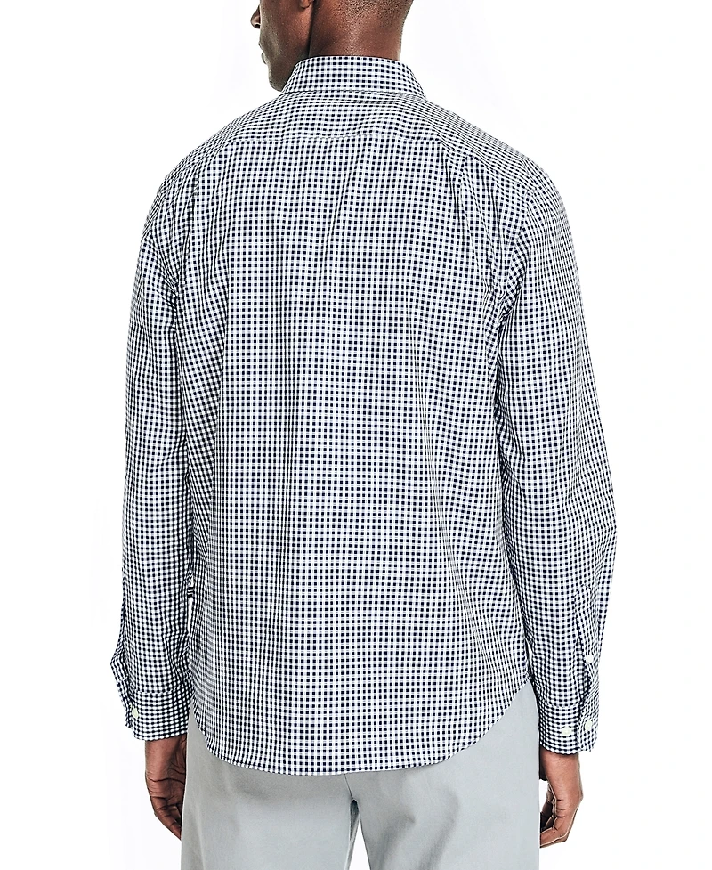 Nautica Men's Classic-Fit Gingham Plaid Button-Down Shirt
