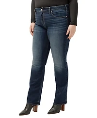 Silver Jeans Co. Plus Size Avery High-Rise Curvy-Fit Slim Bootcut Jeans