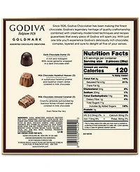 Godiva Holiday Goldmark Assorted Chocolate Gift Box, 9 Pieces