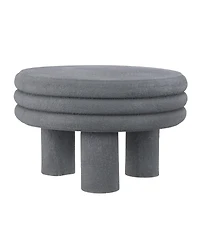 Jonathan Y Rashida Contemporary Minimalist Curvy Low Indoor/Outdoor Accent Table