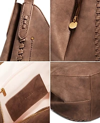 Style & Co Whip-Stitch Soft 4-Poster Tote