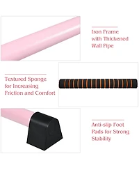Portable Ballet Barre 4ft Freestanding Adjustable Double Dance Bar