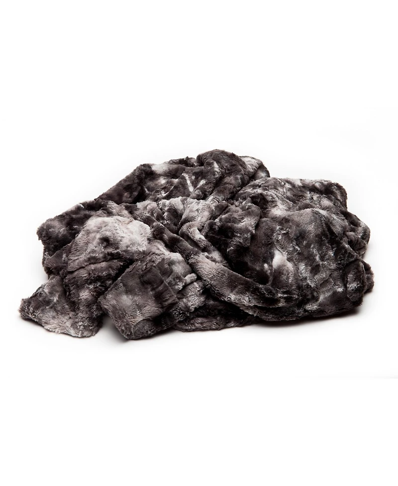Chanasya Premium Wolf Faux Fur Throw Blanket
