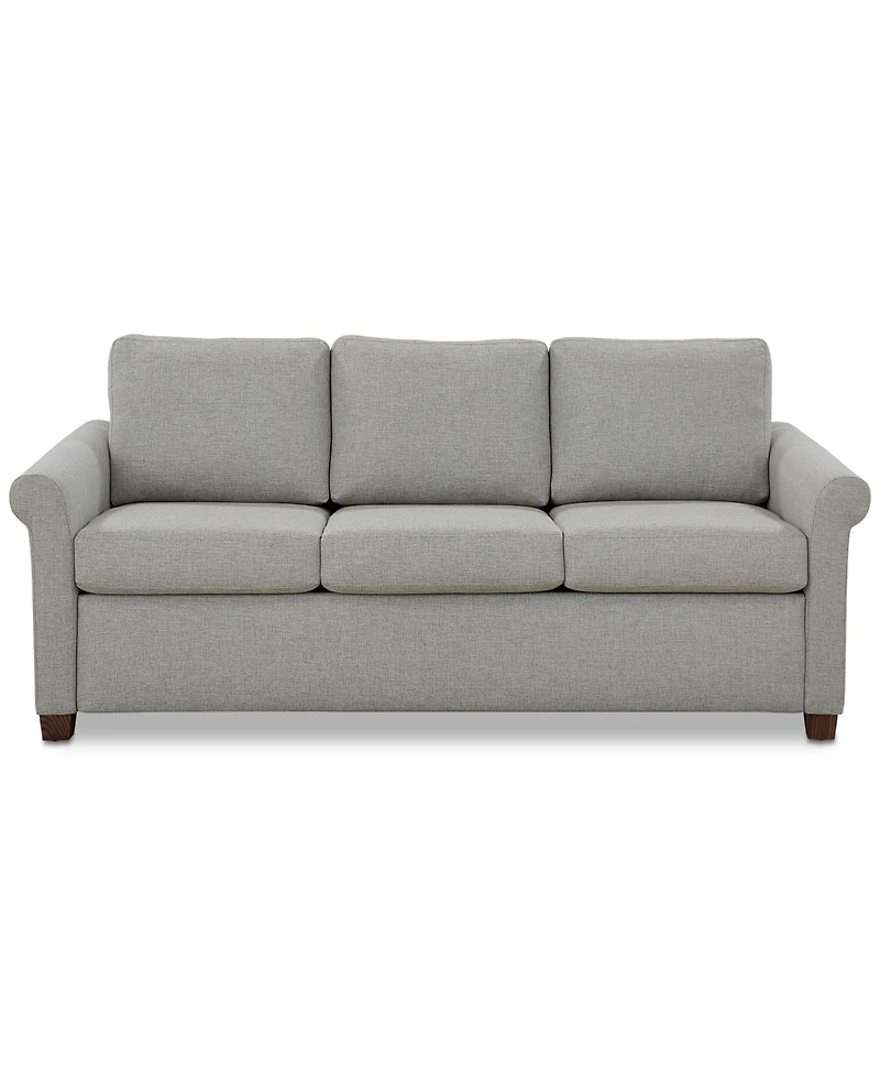 American Leather Co. Paige 81" Fabric Silver Queen Sleeper Sofa