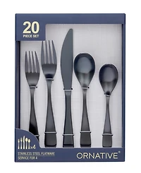 Ornative Percival 20 Piece Flatware Set, Service for 4