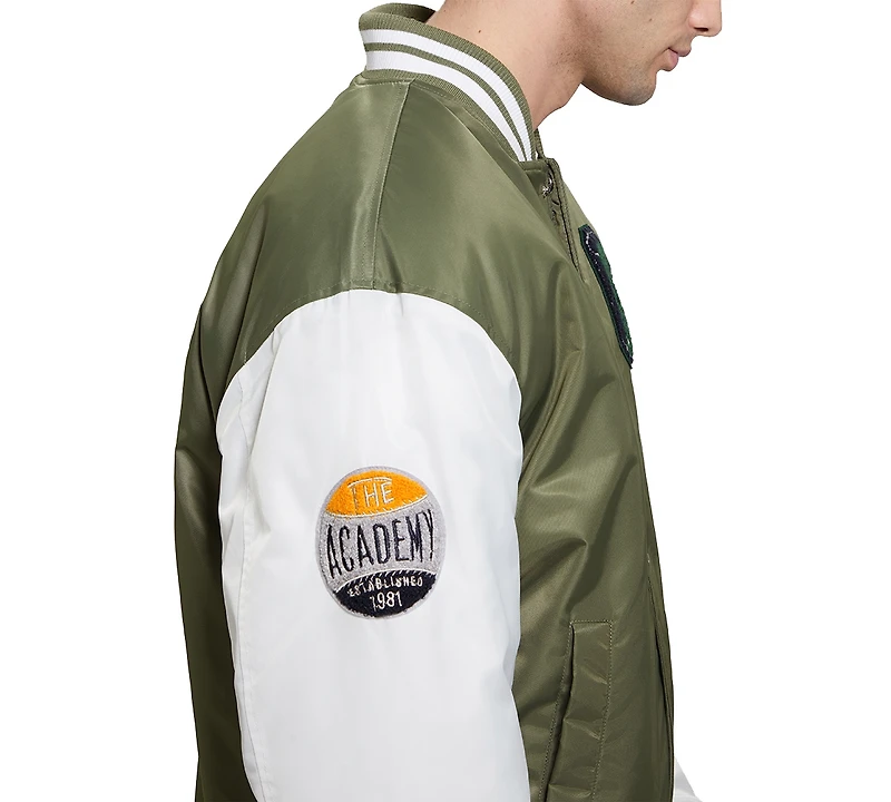 Guess Men's Tyler Varsity Bomber Jacket