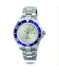 Invicta Men's 3046 Pro Diver Automatic 3 Hand Silver Dial Watch