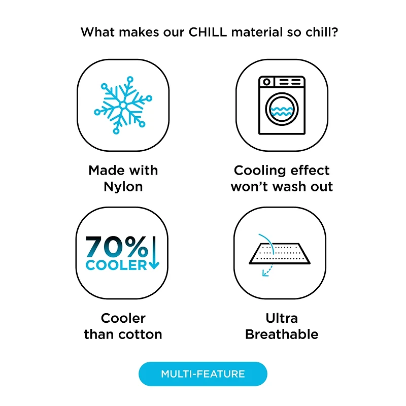 Night Chill Cooling Nylon Fitted Sheet, Queen