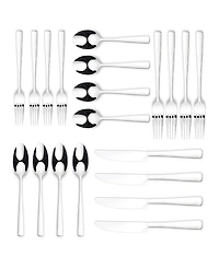 Ornative Adila Mirror 20 Piece Flatware Set, Service for 4
