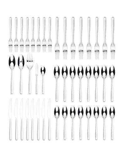 Ornative Eloise 45 Piece Flatware Set, Service for 8