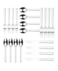 Ornative Rooney Mirror 20 Piece Flatware Set, Service for 4