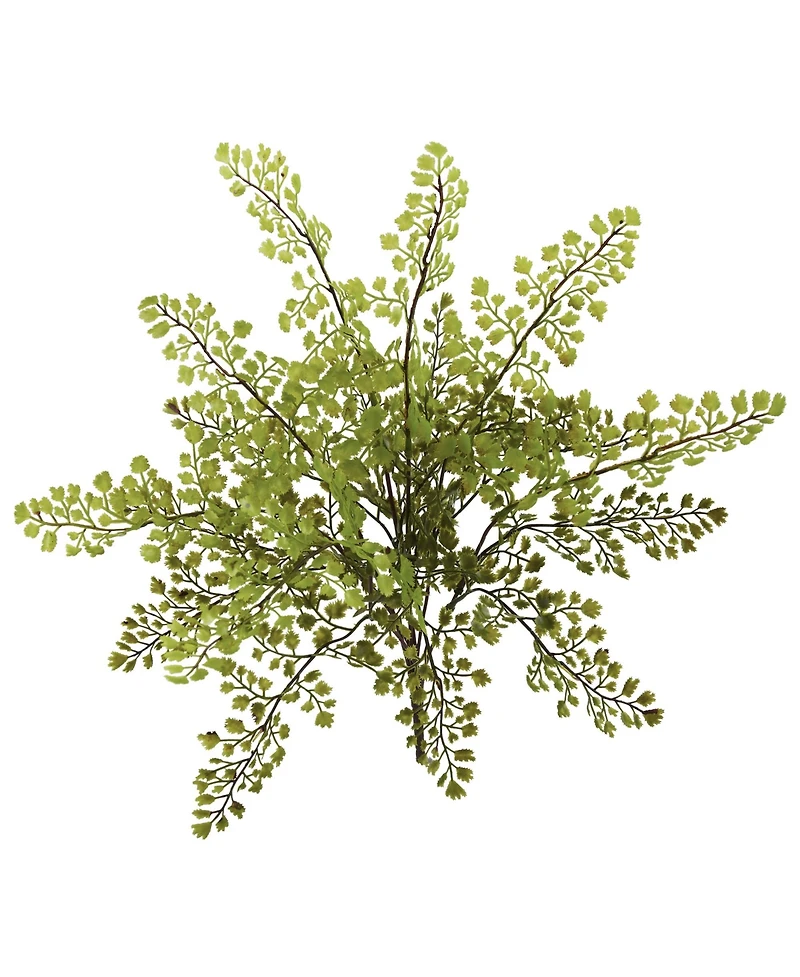 Slickblue Maidenhair Fern Artificial Plant for Elegant Indoor Decor (Set of 12)