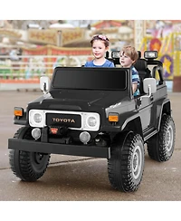 Sugift 12V 2-Seat Licensed Kids Ride On Toyota FJ40 Car with 2.4G Remote Control