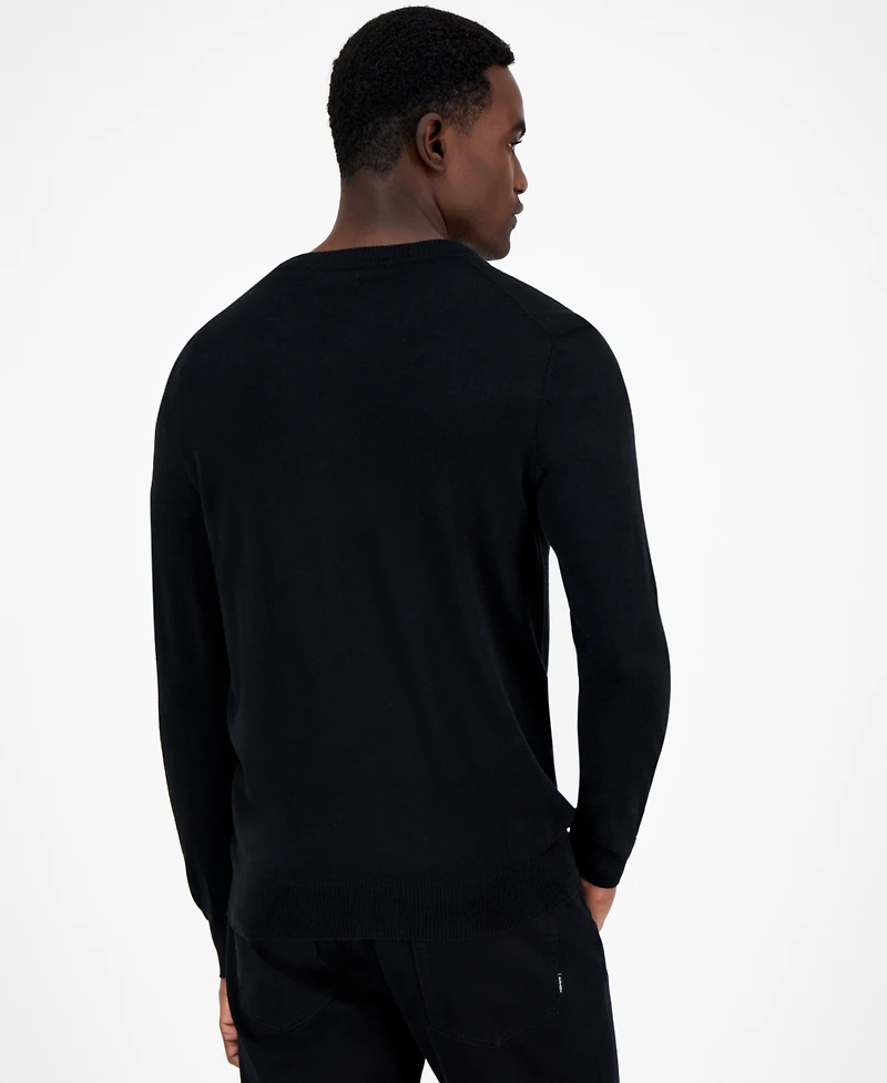 Alfani Men's Long-Sleeve V-Neck Merino Sweater, Created for Macy's